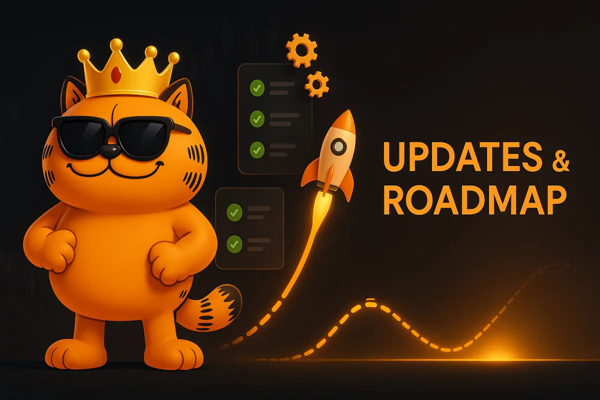 OX-ENGINE product updates and roadmap — the mascot shipping new trading-bot features